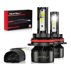 FANTELI 9007 LED Bulbs, 34000LM S5 Series 2pcs New Sealed Package